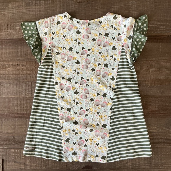 Matilda Jane Gentle Breeze Flutter Sleeve Stripe Flowers - Picture 6 of 6